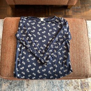 H&M Bicycle Long Sleeve Top M